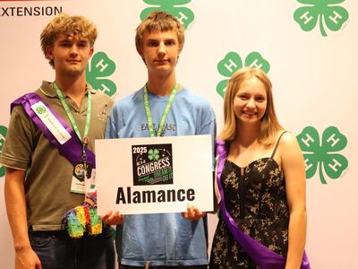 Alamance 4-H Members at 4-H Congress