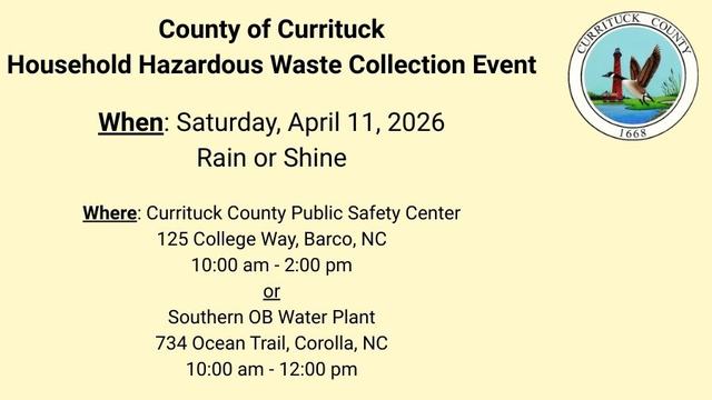 Hazardous Waste collection event information