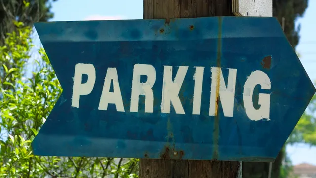 Parking sign