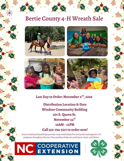 Wreath Sale Flyer