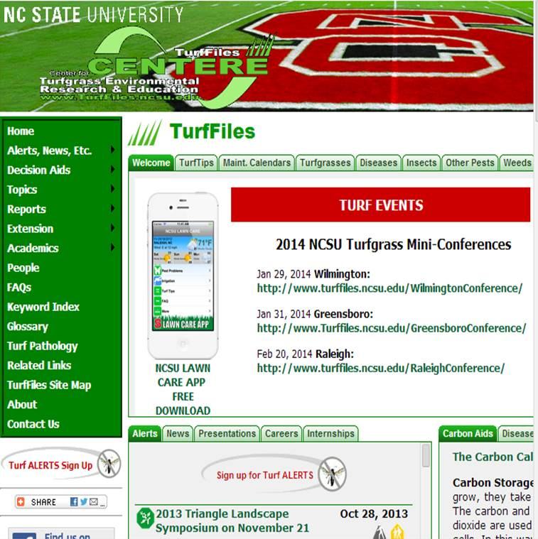 TurfFiles web site