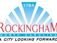 Rockingham, North Carolina logo showing "1784" and the slogan "A City Looking Forward"