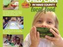 AHA Farm to Child Care in Wake County Local Food report cover - child eating watermelon image