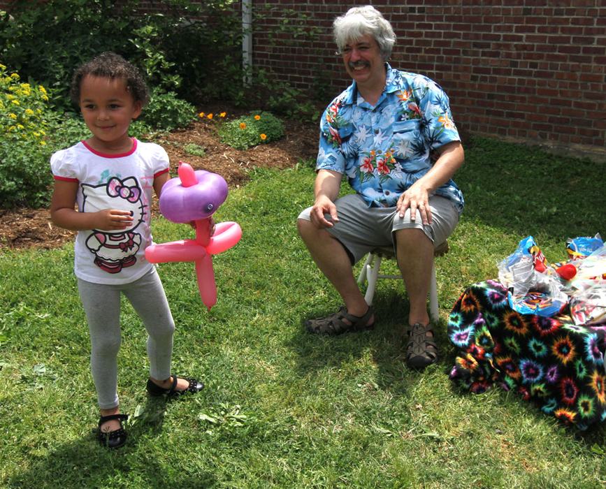 Nothing like a pollinator balloon to put a smile on a kid's face!