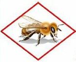 Bee warning symbol
