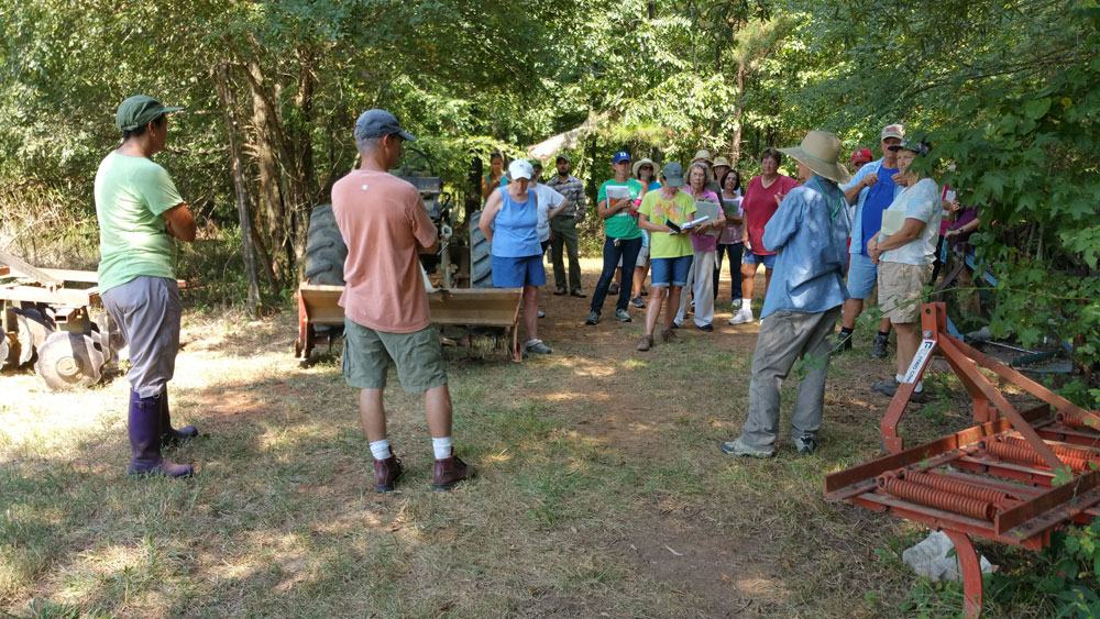 Leah discusses tractor implements.