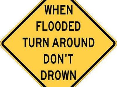 When Flooded Turn Around Don't Drown
