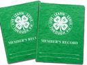 Two 4-H Project Record Books.