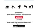 North Carolina State University Horse Judging Short Course cover with NC State Extension logo, 2023