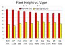 Plant Height Versus Vigor 2015