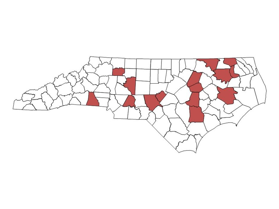 Current distribution of sugarcane aphid in sorghum as of July 19, 2016.