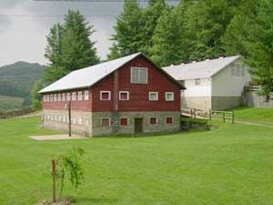 Idyllic scene at the Valle Crucis Conference Center
