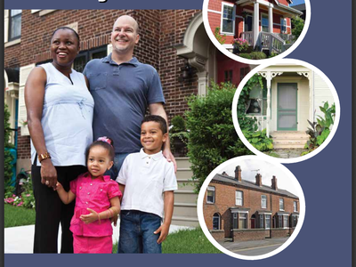 Family standing outside a home; text reads "Everyone Deserves a Safe and Healthy Home"