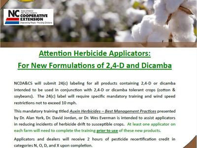 flyer for herbicide applicators
