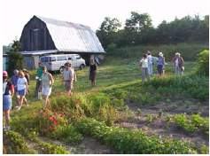 participants on the educational tour