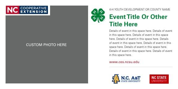 N.C. Cooperative Extension Co-brand Logo separation example