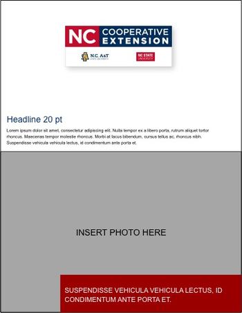 N.C. Cooperative Extension logo with drop shadow example