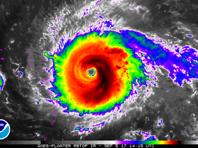 Hurricane Irma satellite image_September 2017