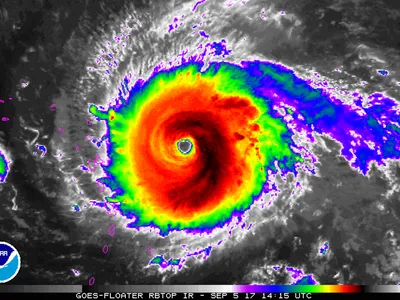 Hurricane Irma satellite image_September 2017