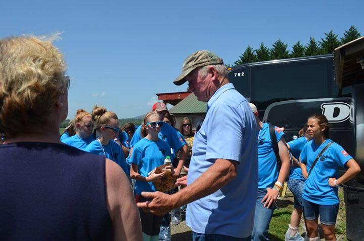 youth on a farm visit