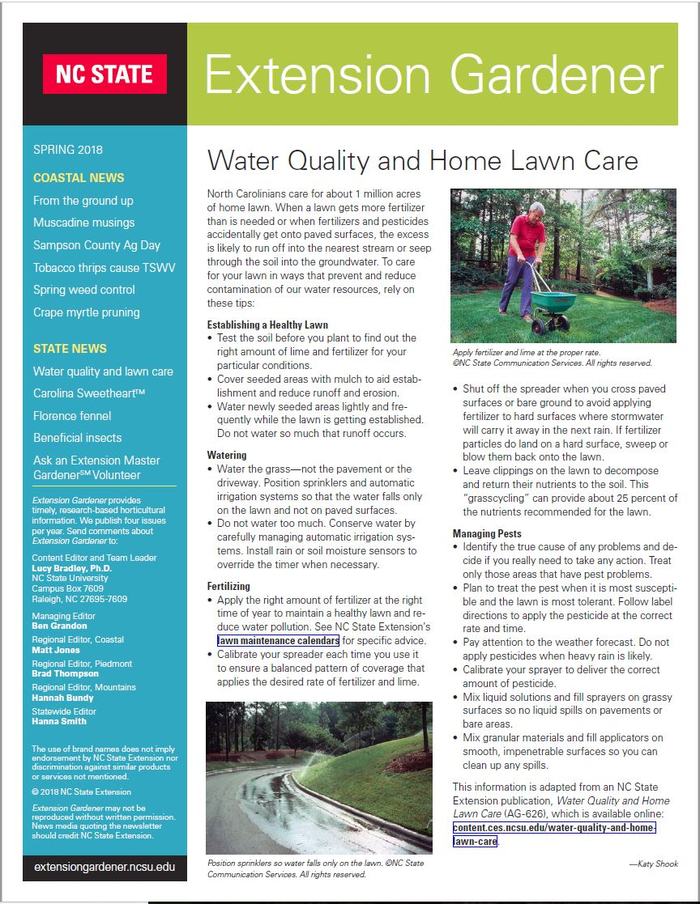 Cover page, 2018 Spring Coastal Edition