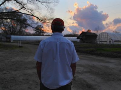 Screen Shot from Fork to Farmer Kinston of farmer