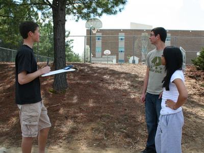 Student site assessment of soil erosion