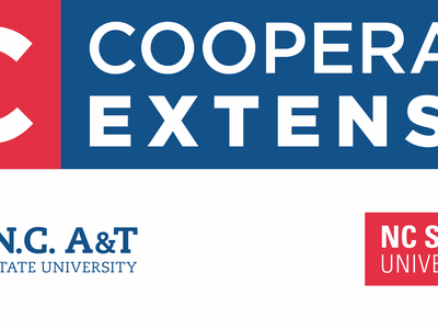 NC Cooperative Extension logo with N.C. A&T State University and NC State University logos