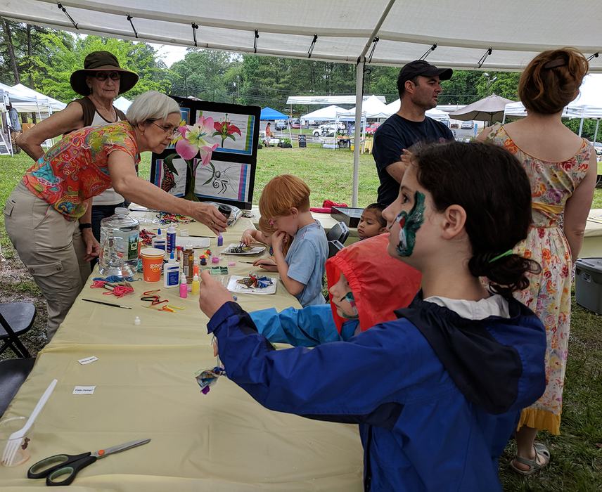 Our Master Gardener Volunteers did a great job with kids' activities! 