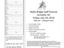 NC Dairy Youth Foundation Golf Tournament — Holly Ridge Golf Course, July 20, 2018, 9:00 am