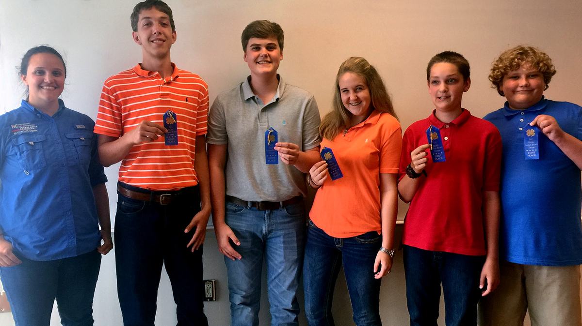 Six members of the X County team