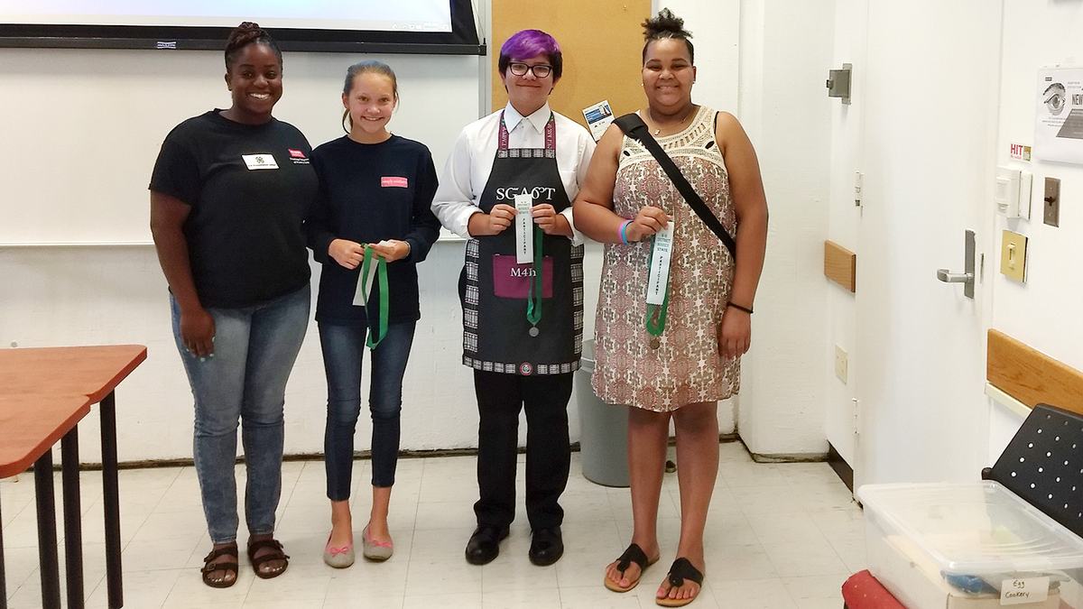 Egg Cookery winners group portrait