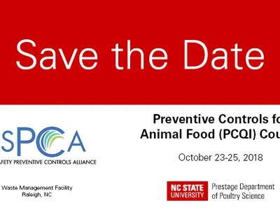 Save the Date card for the PCAF course