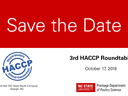 HACCP Roundtable save the date card