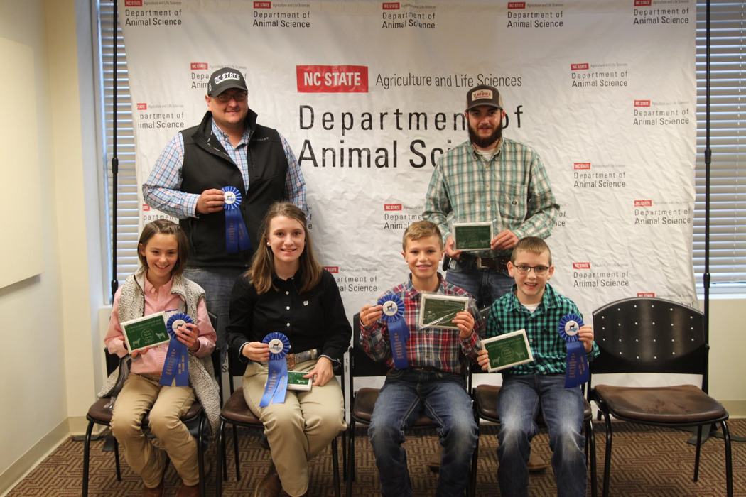 Livestock youth with awards