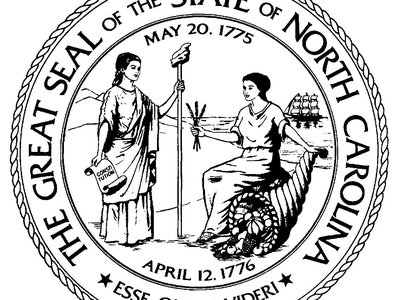 state of N.C. seal
