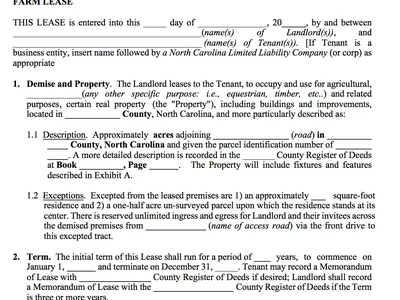 farm lease