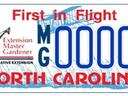 NC Extension Master Gardener license plate