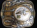 NC State 4-H Hippology Contest 2019 Horseman of the Year Junior belt buckle