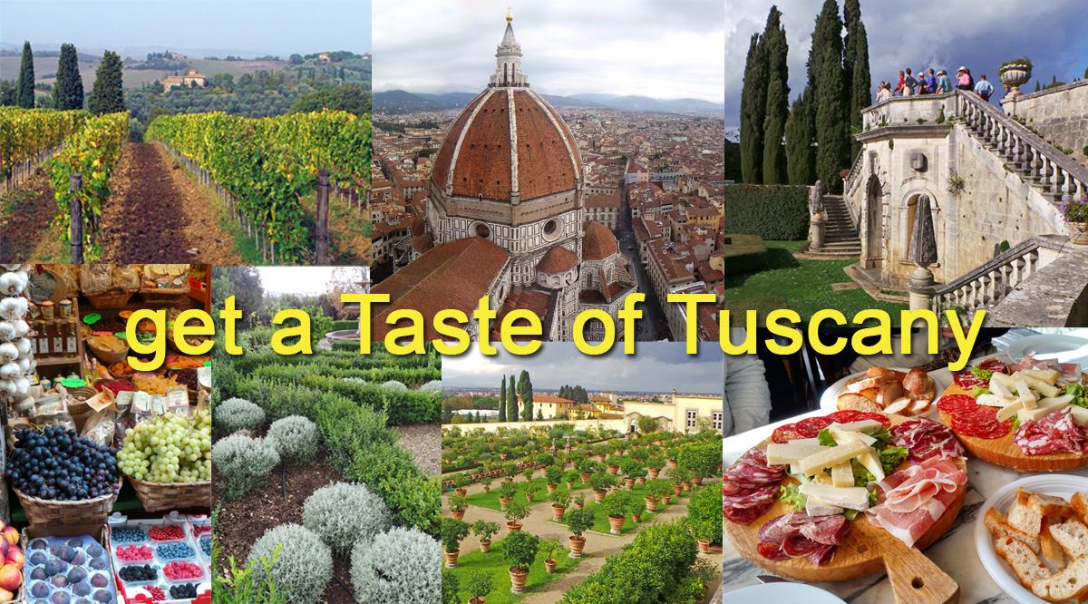 Collage of Photos of Tuscany