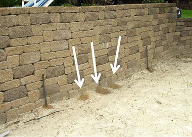 Excavated soil from cicada killer wasp nests