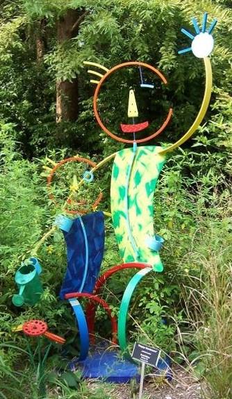 whimsical garden sculpture