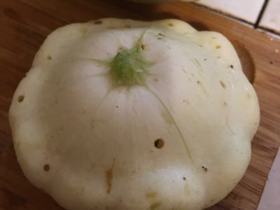 squash with holes