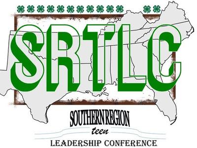 SRTLC over map of southern US; text: "SOUTHERN REGION teen LEADERSHIP CONFERENCE"