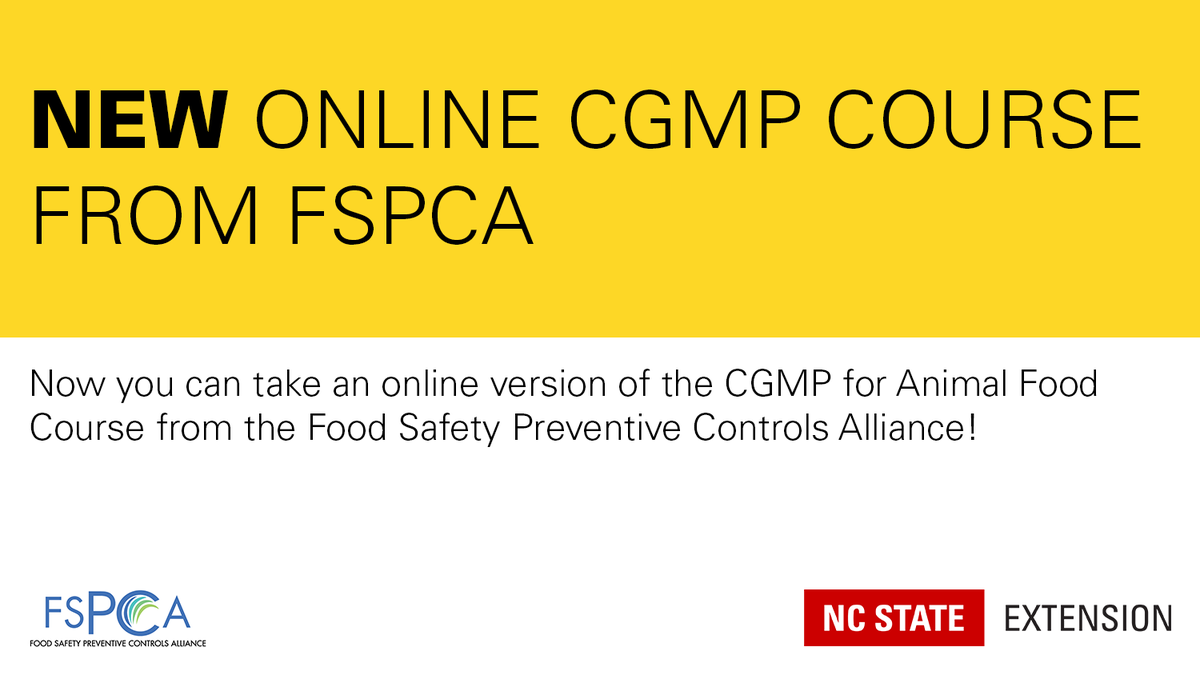 black and yellow announcement of a new PCAF course