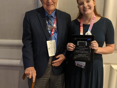Hailey Post and John Markham
