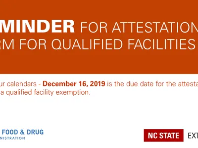 graphic reminder for the attestation form due date