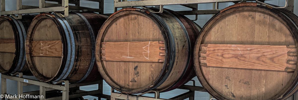 wine barrels
