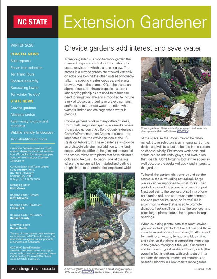 cover of the 2020 Extension Gardener Coastal Edition