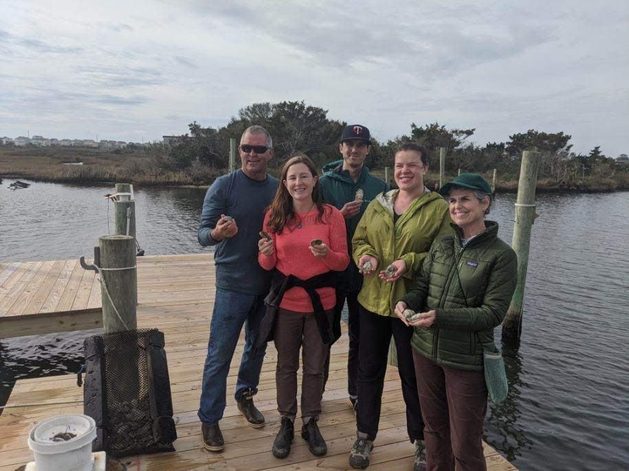 people with oysters